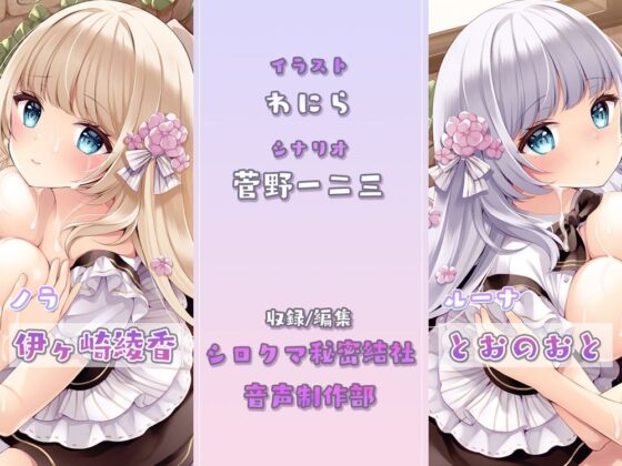 勇者様に癒しのご奉仕♪大人しいエルフ姉妹の両耳囁き密着距離の（エッチな）人間観察！(シロクマの嫁) - FANZA同人