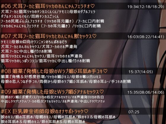 巨乳ドスケベ錬金術師とその母親がチンカス汚ちんぽに媚び媚びご奉仕してくれるお話♪【KU100】 [ホロクサミドリ] | DLsite 同人 - R18