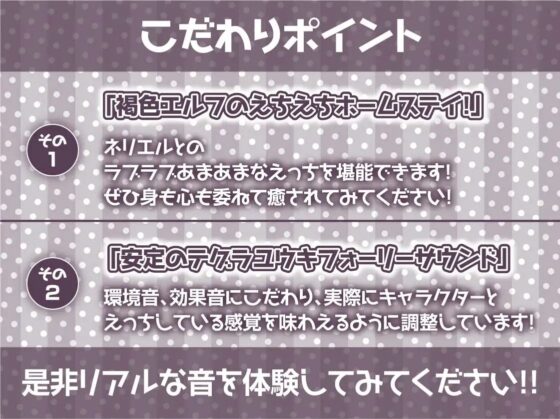 褐色エルフの耳元甘々な強制中出しえっち!【フォーリーサウンド】 [テグラユウキ] | DLsite 同人 - R18
