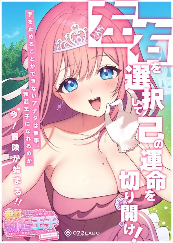 【左右選択耳舐め】チンポdeガード★左右選択型ゲーム「走れ勃起王子01」〜淫夢の森で誘惑をかわしながら進め!〜【耳舐めクエスト】 [072LABO] | DLsite 同人 - R18