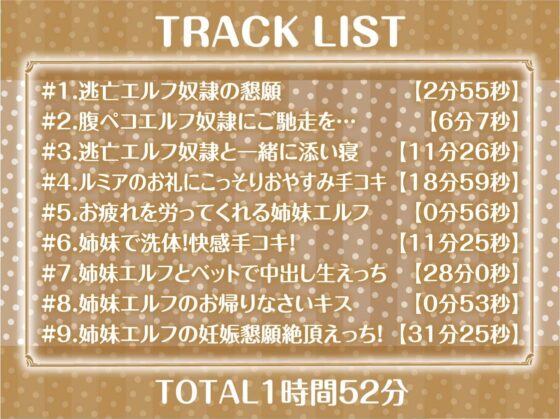 姉妹エルフ奴隷との甘々中出し性活～ボロボロのエルフ二人を助けて可愛がって孕ませる～【フォーリーサウンド】 [テグラユウキ] | DLsite 同人 - R18