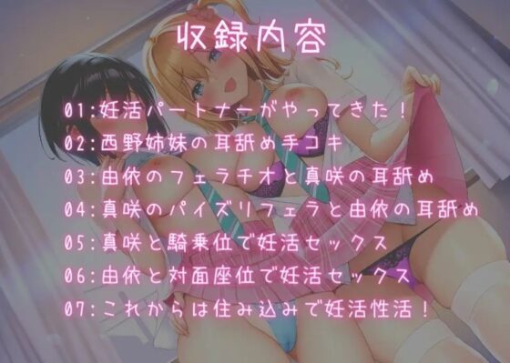 【たっぷり耳舐め】妊活マッチング♪ JK姉妹と合法孕ませセックスする日常♪ 【バイノーラル】 [Arche-Type] | DLsite 同人 - R18