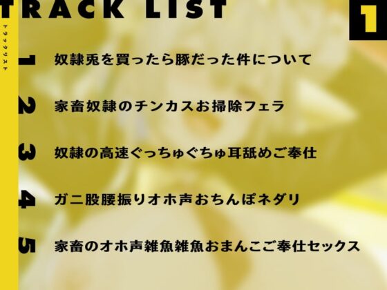 ブタ声上げながら下品にチンポへ媚びる奴隷バニーガールを躾けるお話【CV.高梨はなみ/KU100】 [ぱちぱちぼいす] | DLsite 同人 - R18
