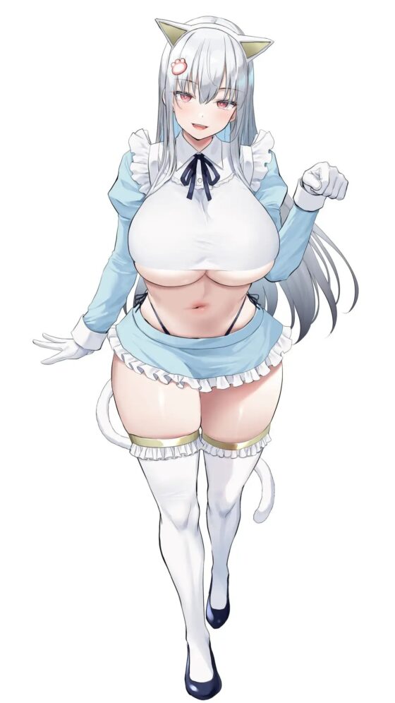 【KU100】猫耳メイドカフェで人気ナンバーワン&amp;ツーの女の子に甘々耳舐め接客をしてもらうお話♪ [ダチュラスクリプト] | DLsite 同人 - R18