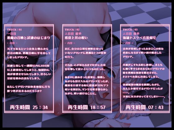 【無様シチュ特化】 666回絶頂で人生終了 天才召喚士が最強の悪魔を呼び出し クソ雑魚オナホに堕ちるまでの7日間。 「やだッ、ゆッ、ゆるちてッ、ゆるちてェェ」 [黒月商会] | DLsite 同人 - R18