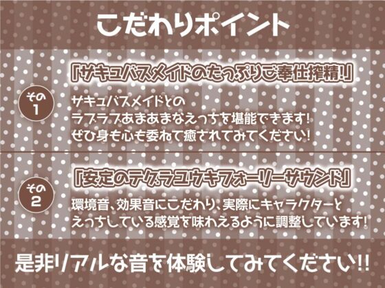 中出し孕み担当のサキュバスメイドとのドスケベえちえち性活【フォーリーサウンド】 [テグラユウキ] | DLsite 同人 - R18