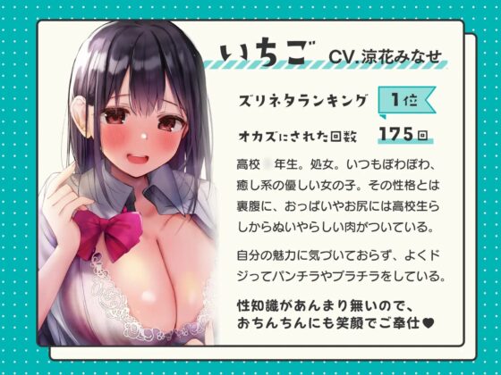 ズリネタランキング～クラスの女子をオカズにした回数でランキングを作っていたのがばれておちんちんをおしおきされちゃう話～ [桜色ピアノ] | DLsite 同人 - R18