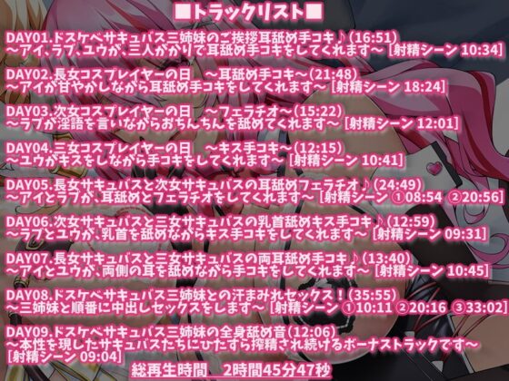 サキュデリ♪ ～ドスケベコスプレイヤー三姉妹が家に来た!～ [ダチュラスクリプト] | DLsite 同人 - R18
