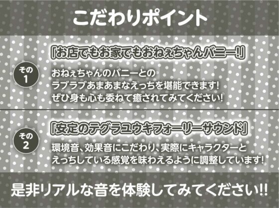 おねぇちゃんバニーの童貞君甘やかし【フォーリーサウンド】 [テグラユウキ] | DLsite 同人 - R18