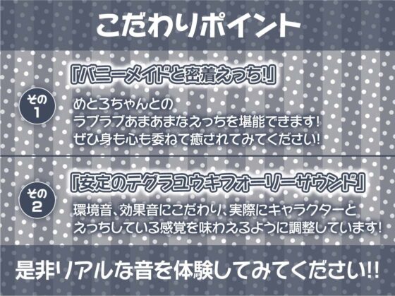 えちえちバニーメイドの密着中ナマはめ!【フォーリーサウンド】 [テグラユウキ] | DLsite 同人 - R18