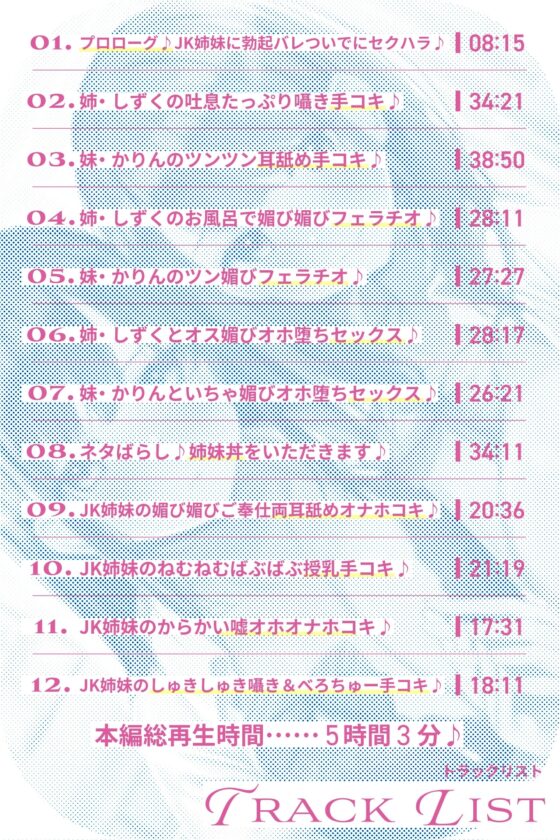 居候先の仲良しJK姉妹を騙して媚び媚び性処理させまくる話～妹には手を出さない!という約束で姉に抜いてもらう裏で、姉には手を出さない!という約束で妹に抜いてもらう～ [桜色ピアノ] | DLsite 同人 - R18