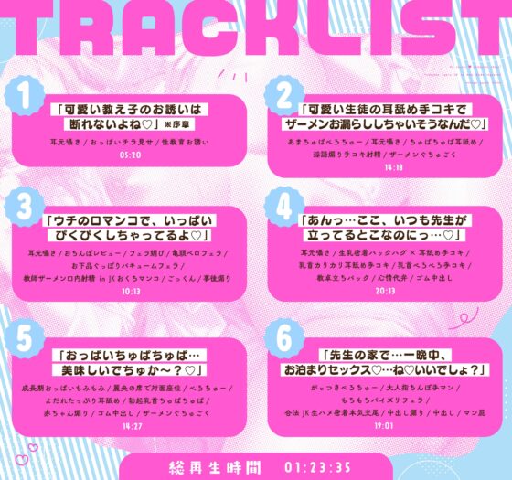 【ギャルJK淫語責め/ドスケベ全裸イラスト付き】「ねぇ先生♡性教育しよ?」～不真面目ギャルJKのあまサド淫語責め放課後逆補習～【KU100】 [まほろばきゃらめ] | DLsite 同人 - R18