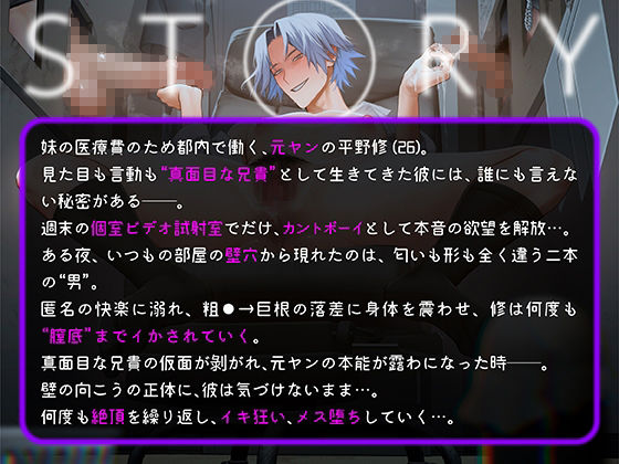 穴付個室 元ヤンカントボーイ ビデオ試射室へ【ボイスドラマ版】