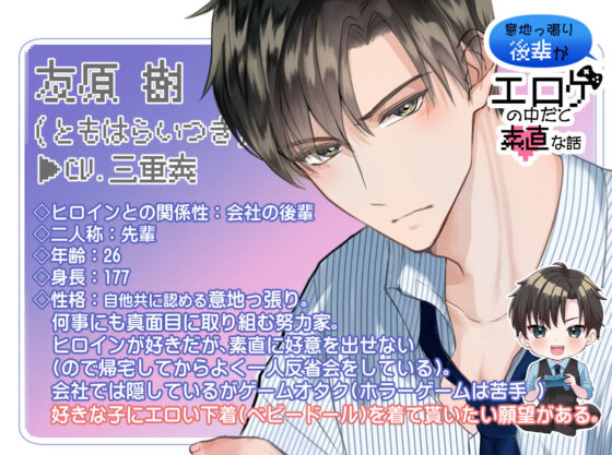 意地っ張り後輩がエロゲの中だと素直な話〜○○しないと出られない部屋に閉じ込められた結果〜