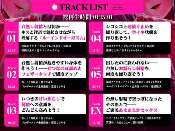 【台無し・お漏らし・空イキ】はじめての「あまあま」ルーインドオーガズム初級編〜何度イっても満たされない、甘マゾ連続絶頂メソッド〜
