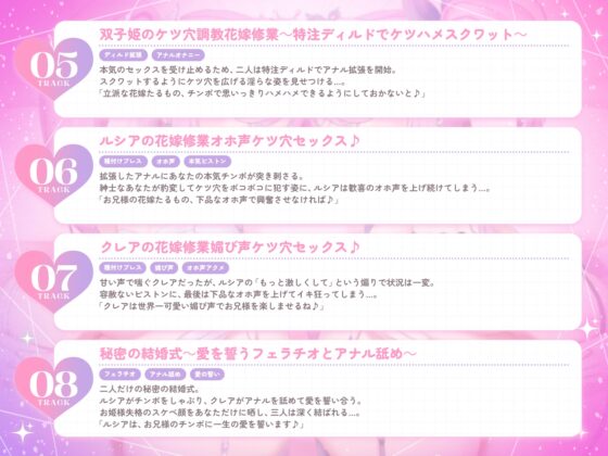 世界一可愛いケツ穴双子姫♪～オマンコに入らないならお尻の穴をケツマンコにしてあげるね♡～(KU100収録作品) [めすぷれ♪] | DLsite 同人 - R18