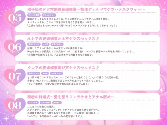 世界一可愛いケツ穴双子姫♪〜オマンコに入らないならお尻の穴をケツマンコにしてあげるね♪〜（KU100収録作品）