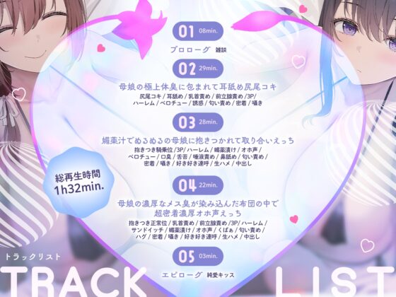 下品なダウナーサキュバス母娘の濃厚なメス臭が染み込んだ布団の中で超密着濃厚オホ声えっち [恋楽屋] | DLsite 同人 - R18