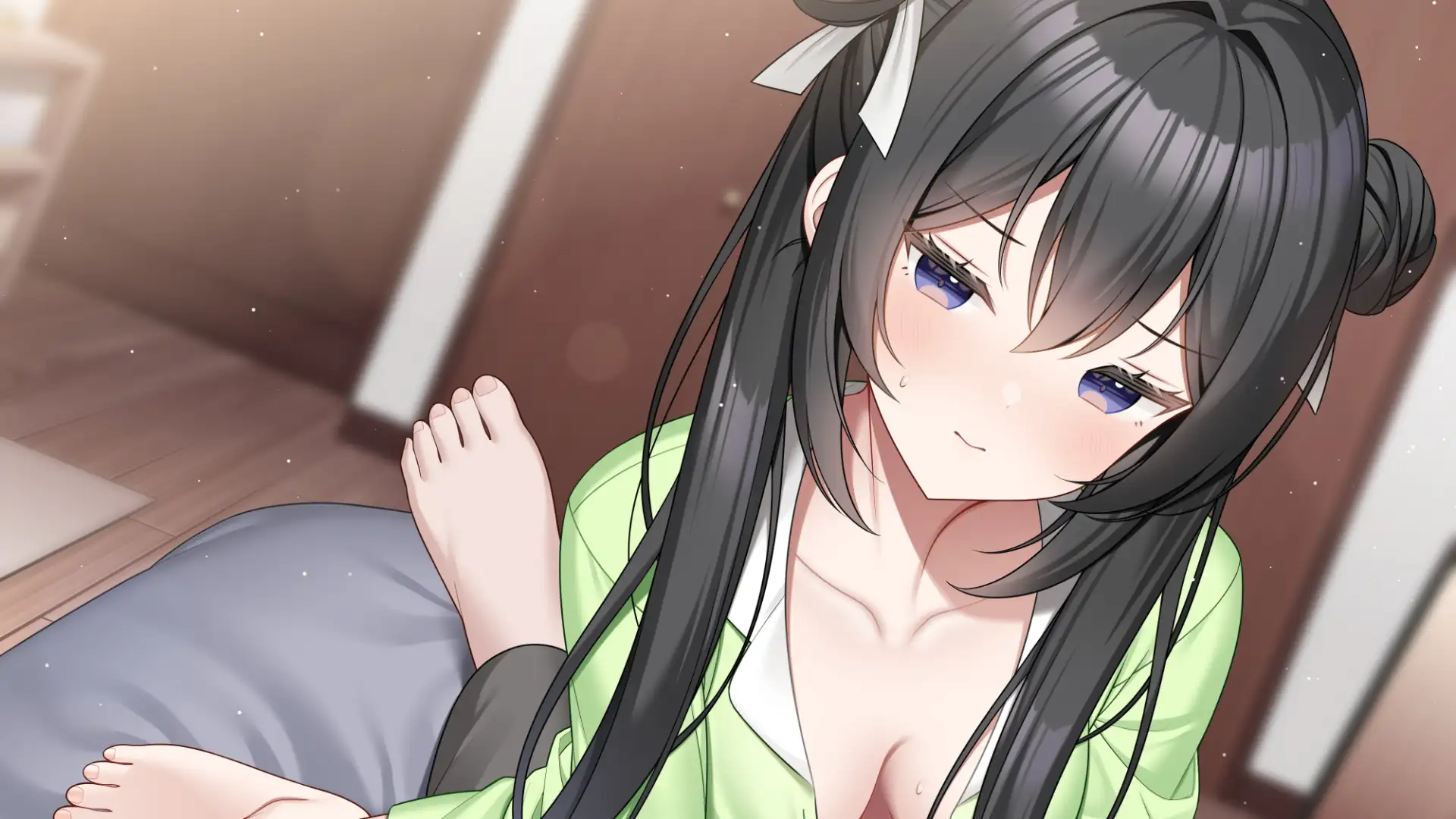 「させて」と誘惑してくる姉を鉄の意志で退けよ！ ～エッチな姉に負けずに眠れ！～【全編ささやき&耳舐め特化】 [チームランドセル] | DLsite 同人 - R18