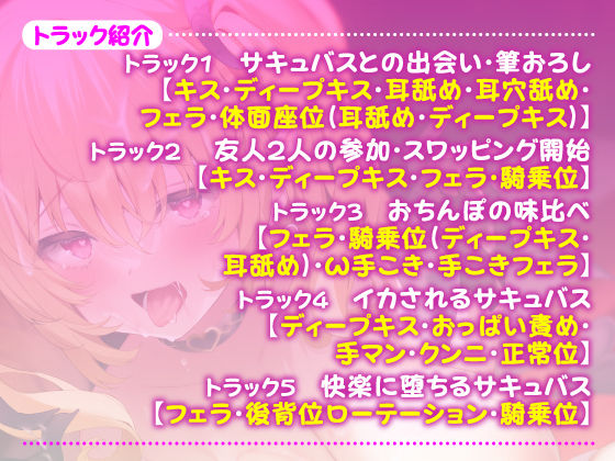 【KU100】サキュバス×乱交=屈服連続イキ！ 〜イってもイっても犯して、淫魔を堕とす！〜