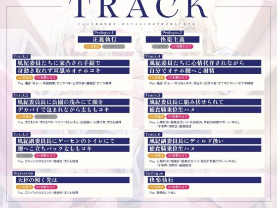 【女性優位フォーリー/ドスケベ事後差分イラスト】ちんコキ風紀委員会〜更生するなら童貞卒業交尾してあげる〜【KU100】