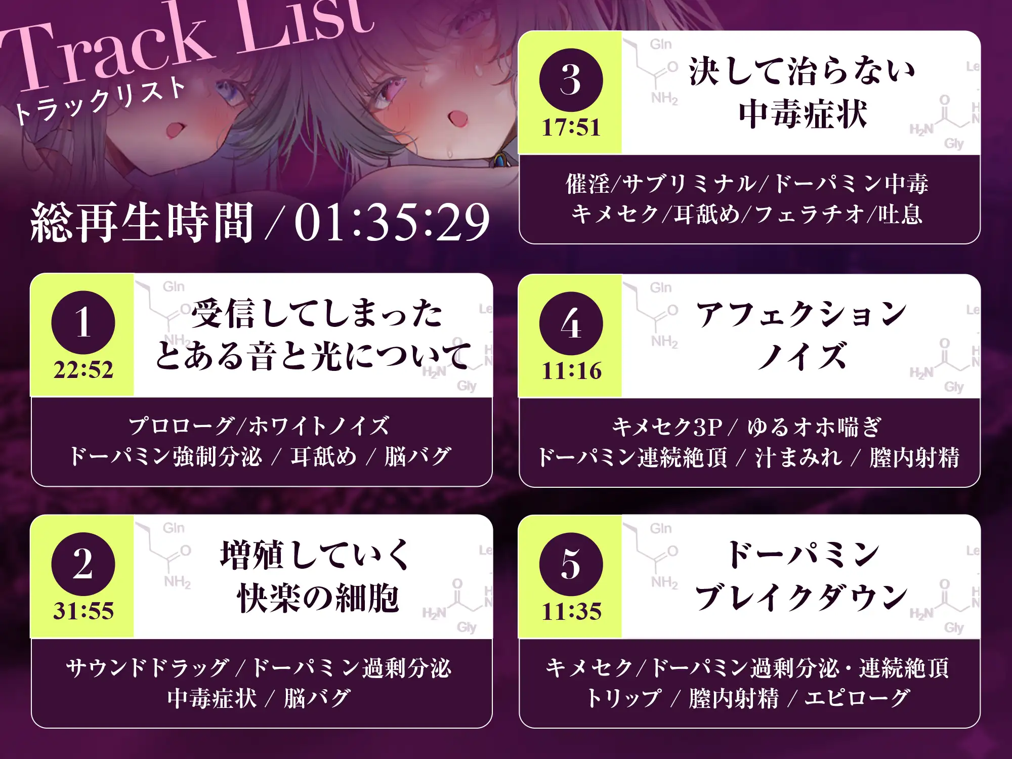 【脳汁ドバドバ】ドーパミン・ブレイクダウン～聴くだけで無限に増殖する快楽物質で「痙攣」脳イキが止まらない～【サウンドドラッグ】 [シロイルカ] | DLsite 同人 - R18