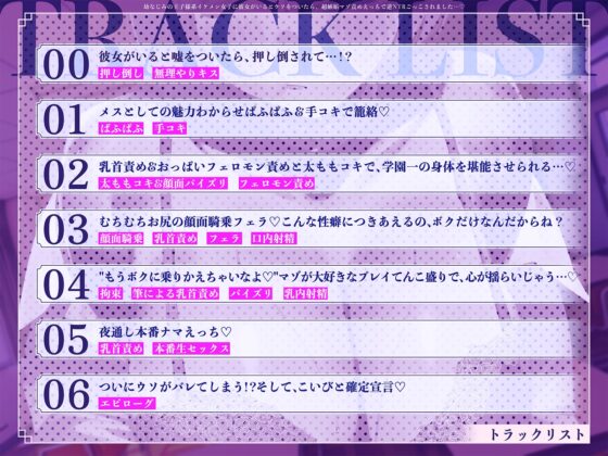 幼なじみの王子様系イケメン女子に彼女がいるとウソをついたら、超嫉妬マゾ責めえっちで逆NTRごっこされました…♡【KU100収録】 [ソコにはまだ知らないアナがあった] | DLsite 同人 - R18
