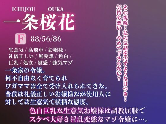【注意】【プロト版】【無修正】【屈服/調教/下品ダンス】一条家の掟〜気の強い生意気令嬢調教教育快楽堕ち〜