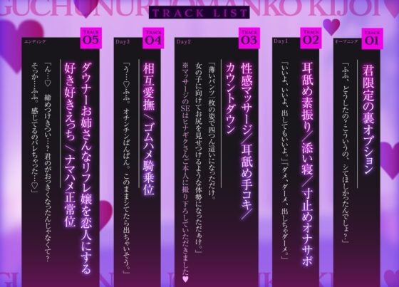 ≪★射精ガチャ付き★≫【イイ子なマゾ客チャンスあり…?】ダウナーお姉さんの特別裏オプ～ぐちゅぬるオマンコ騎乗位♡高速杭打ち施術(してもらえるかもしれない)～ [ぷる★どら塾] | DLsite 同人 - R18