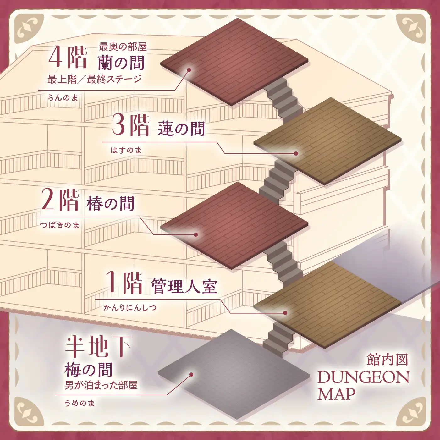 【鍵クエスト】音声で手コキ「夢見荘と3本の鍵」〜三人の宿泊者から鍵を回収せよ〜【射精したら負け！射精我慢オナサポゲーム】 [072LABO] | DLsite 同人 - R18