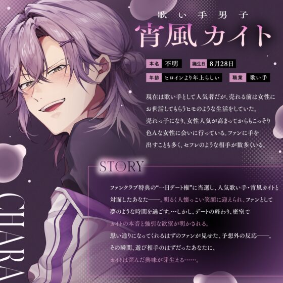 【CV.六条銀×1人3役】「あなたはどのカレが好き?」裏垢男子のハメ撮り羞恥責め/マチアプ男子の激ポルチオ突き/歌い手男子の密室軟禁〈沼らせ男が沼りそう〉 [mimimoto] | DLsite がるまに