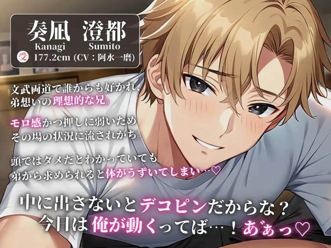 あにあなえっち！～絶倫ブラコン弟との激メロ生SEXで限界潮吹きイキ～ [阿水一磨 Voice Works] | DLsite がるまに