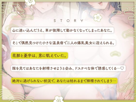 宿屋のドスケベお姉さん×2に夜○いされて搾精される夜