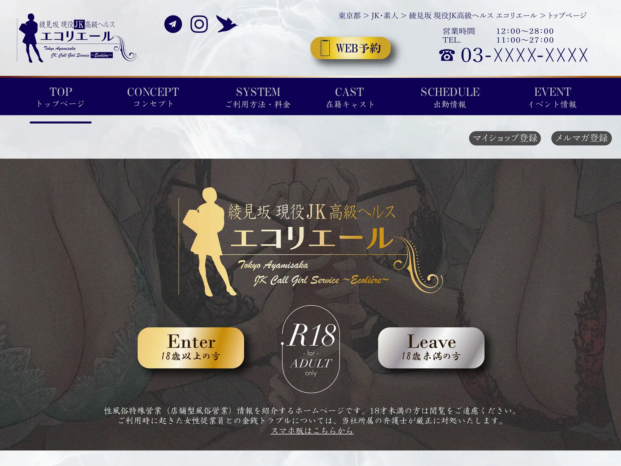 【搾精ハーレム×JK】現役JK高級ヘルス ~エコリエール~ チンポを嫐るJKに12発の射精をしないと金も搾られる極悪ヘルス [とろねこサウンド] | DLsite 同人 - R18