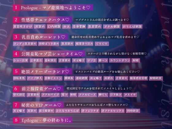【乳首責め×アナル×射精管理】マゾ遊園地へようこそ♡〜サキュバスが案内するマゾ専用メス堕ち体験型テーマパーク〜 [NB企画] | DLsite 同人 - R18