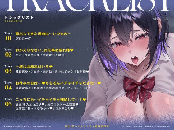 【アナヒロコラボ♪】家出JKのぐちょぐちょ献身御奉仕〜ドえろ身体(ボディ)使い放題♡〜 [嘘恋メモリー] | DLsite 同人 - R18