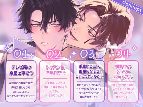ワガママ担当アイドルへの『ご褒美』もマネージャーのお仕事です！?〜どこでも強引に迫られてご褒美密着エッチ♡♡〜【全編KU100×スタジオ収録】 [ろいやるちょこれーと] | DLsite がるまに