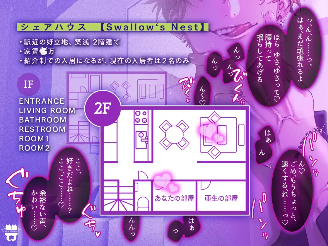 【隣人×オナバレ】貞操観念ゆるゆるなヒモクズ大型犬の一途堕ちRTAinシェアハウス [あとりえ乙女] | DLsite がるまに