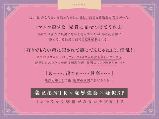 【ハードM向け 恥辱罵倒執着レ○プ】ダメな私は意地悪な兄の肉便器〜みにくいアヒルの子〜The Ugly Ducling【含中文？体/繁体PDF】