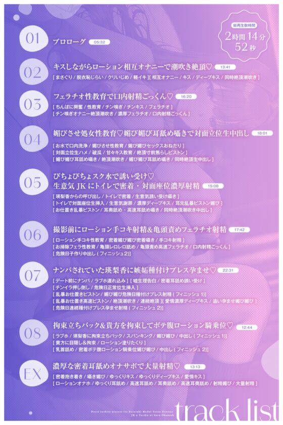 【媚び媚び性教育3】奴○として売られていた大人気モデル・低音ダウナーJKを虜にするお話【耳舐め誘い受け媚び】 [あくあぽけっと] | DLsite 同人 - R18